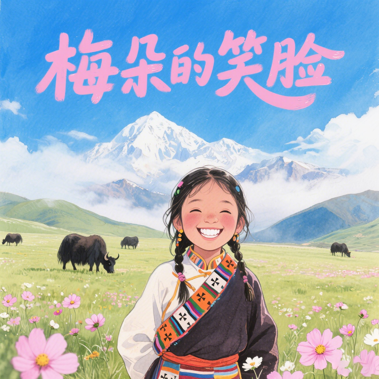 梅朵的笑脸(快乐阳光)封面