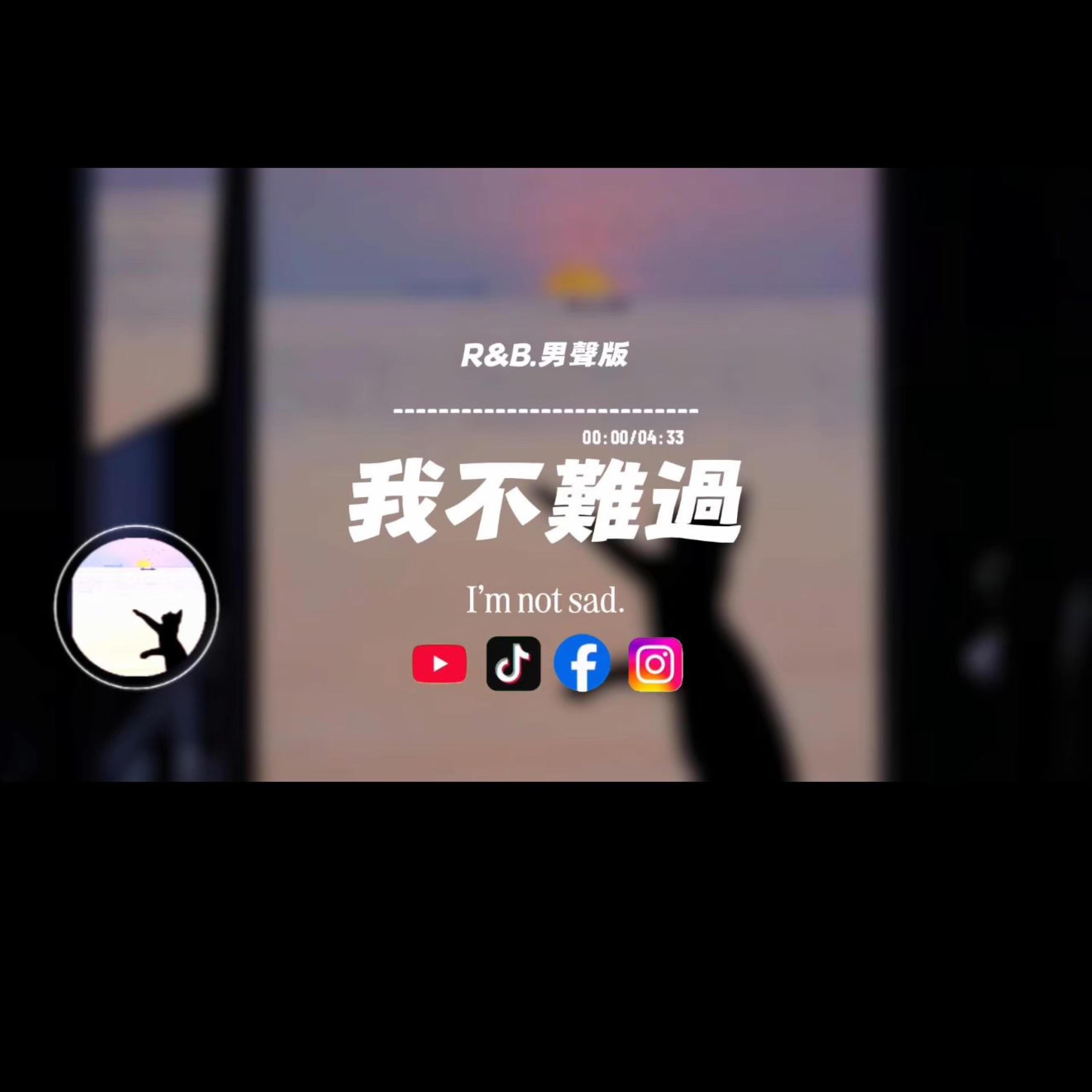 我不難過/R&B.男聲版封面