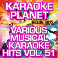 Various Musical Karaoke Hits, Vol. 51