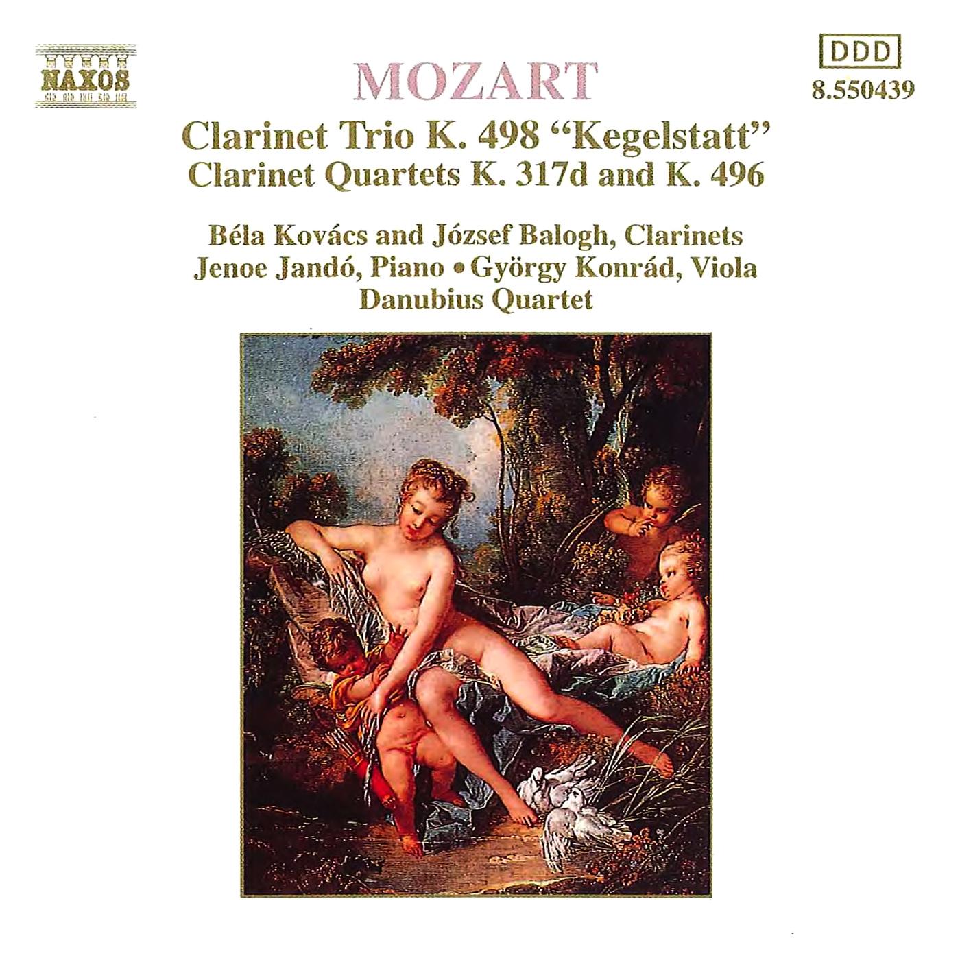 Violin Sonata No. 26 in B-Flat Major, K. 378 (arr. for clarinet and string trio):III. Allegro