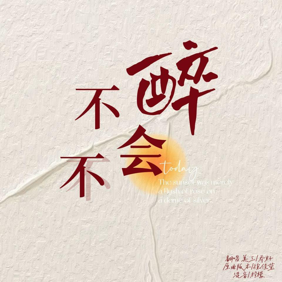 不醉不会（cover 徐佳莹）封面
