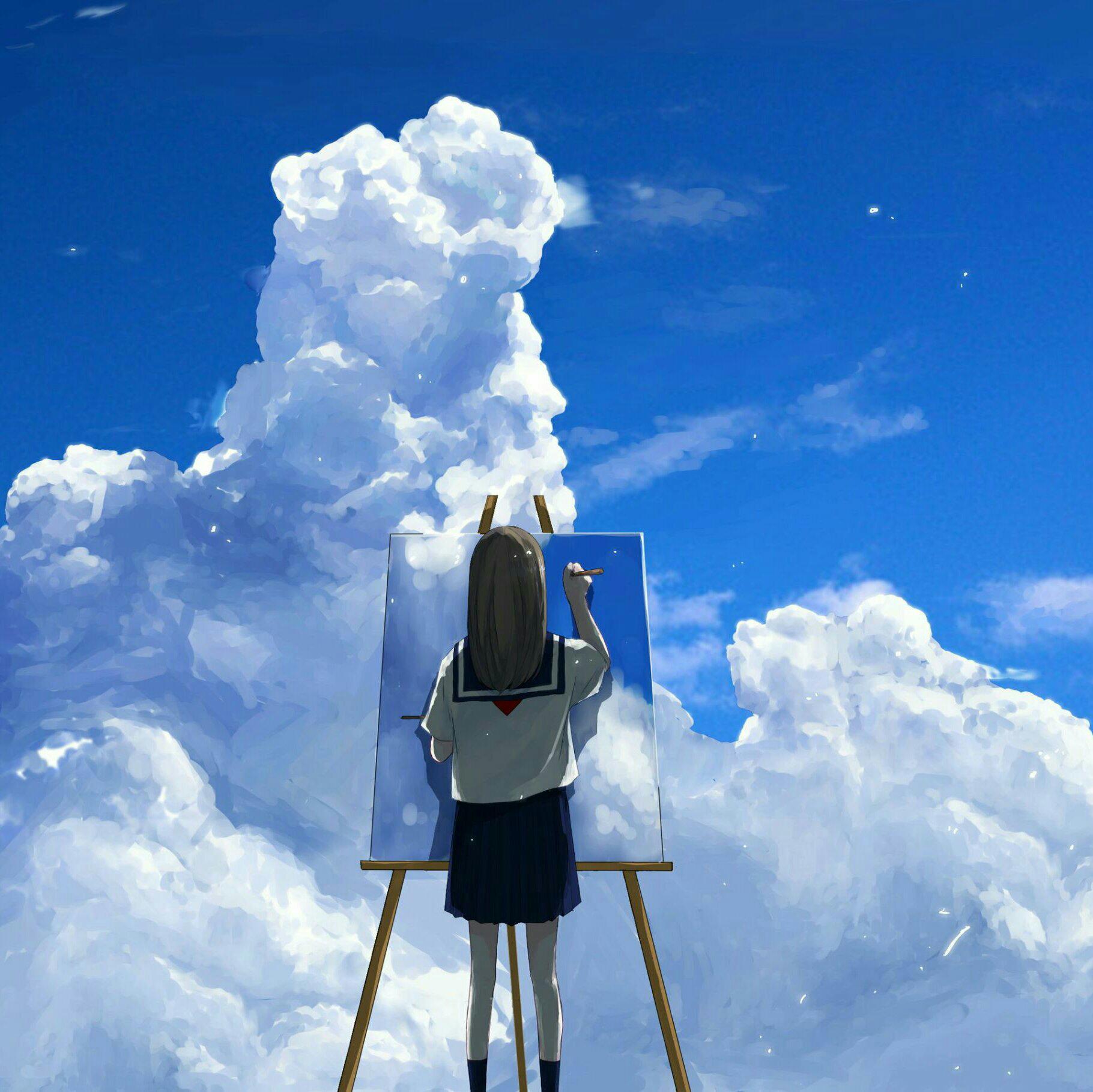 姐姐头发散开了-