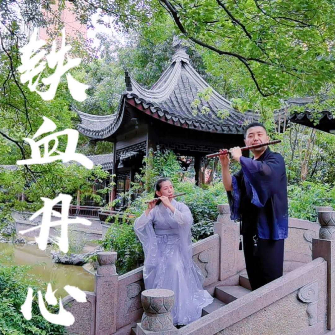 罗文-《铁血丹心》笛子二重奏（竹笛诗人刘扬 remix）