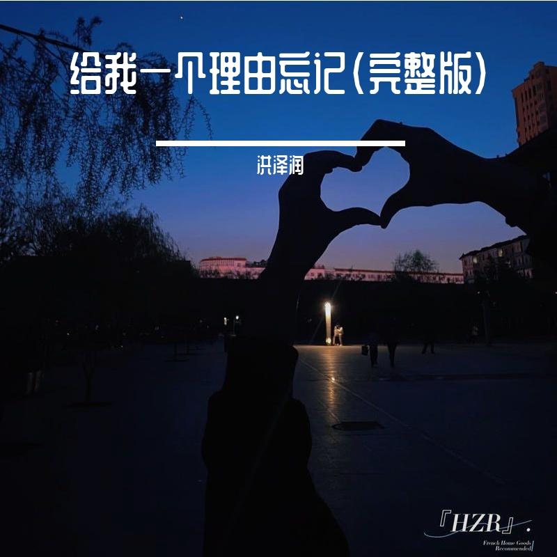 给我一个理由忘记 - 洪泽润封面
