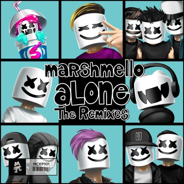 alone (mrvlz remix) - marshmello/mrvlz - 单曲