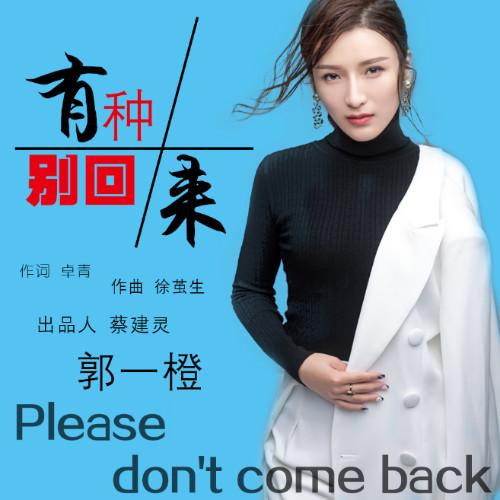 有种别回来 (伴奏)封面