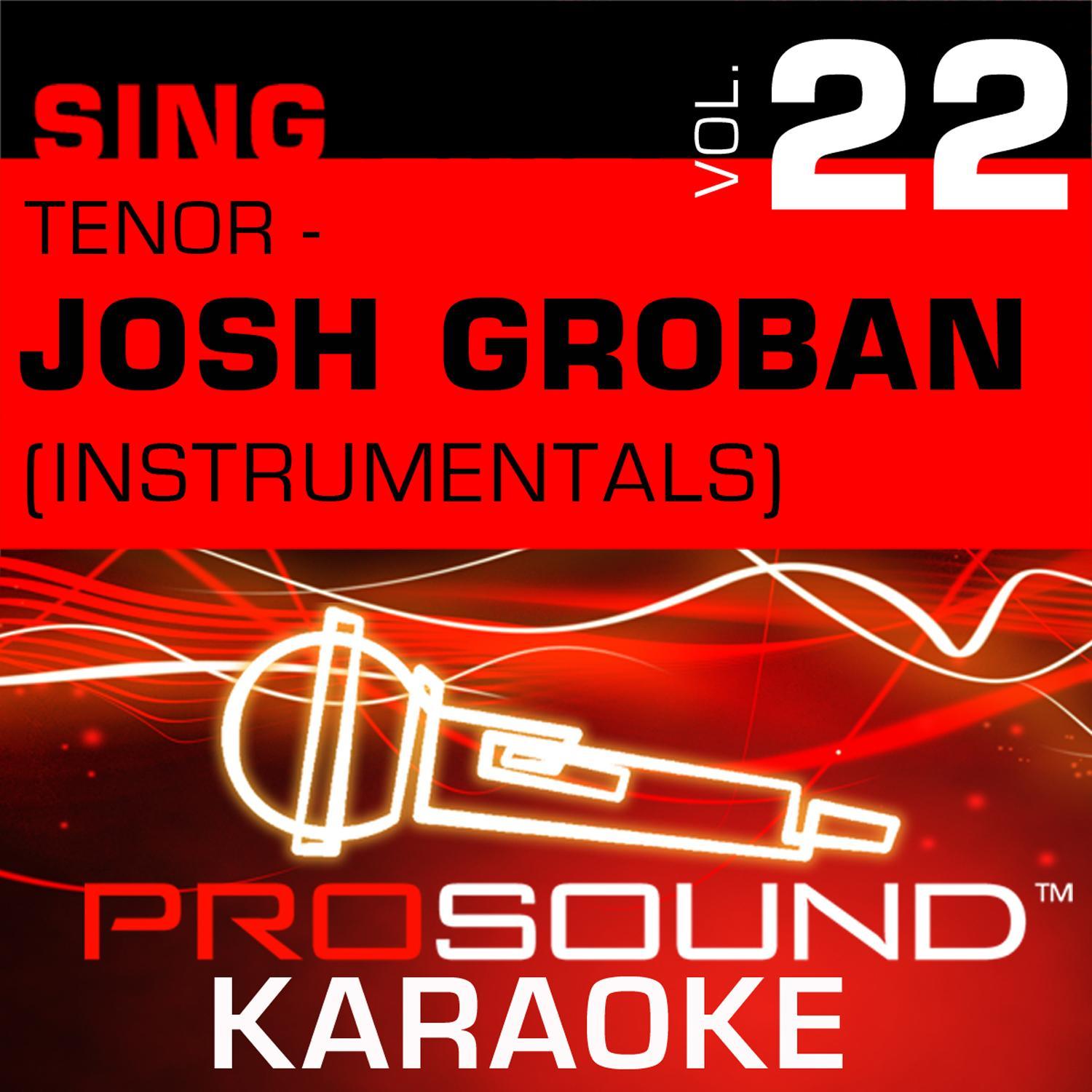 Alejate (Karaoke Instrumental Track) [In the Style of Josh Groban]