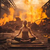 Fire Harmony: Yoga Melodic Poses