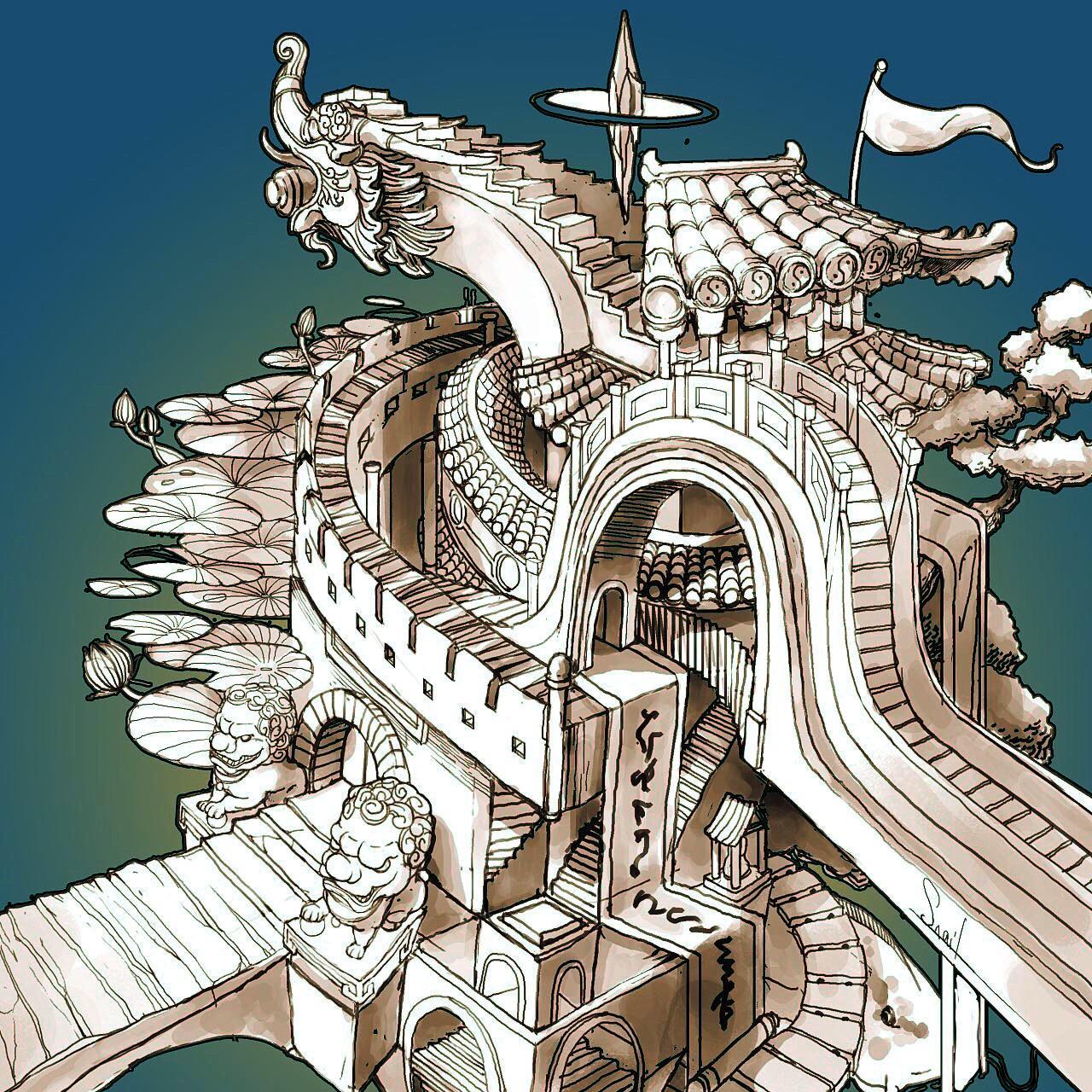 城楼观山景2.0「Chinese type」封面