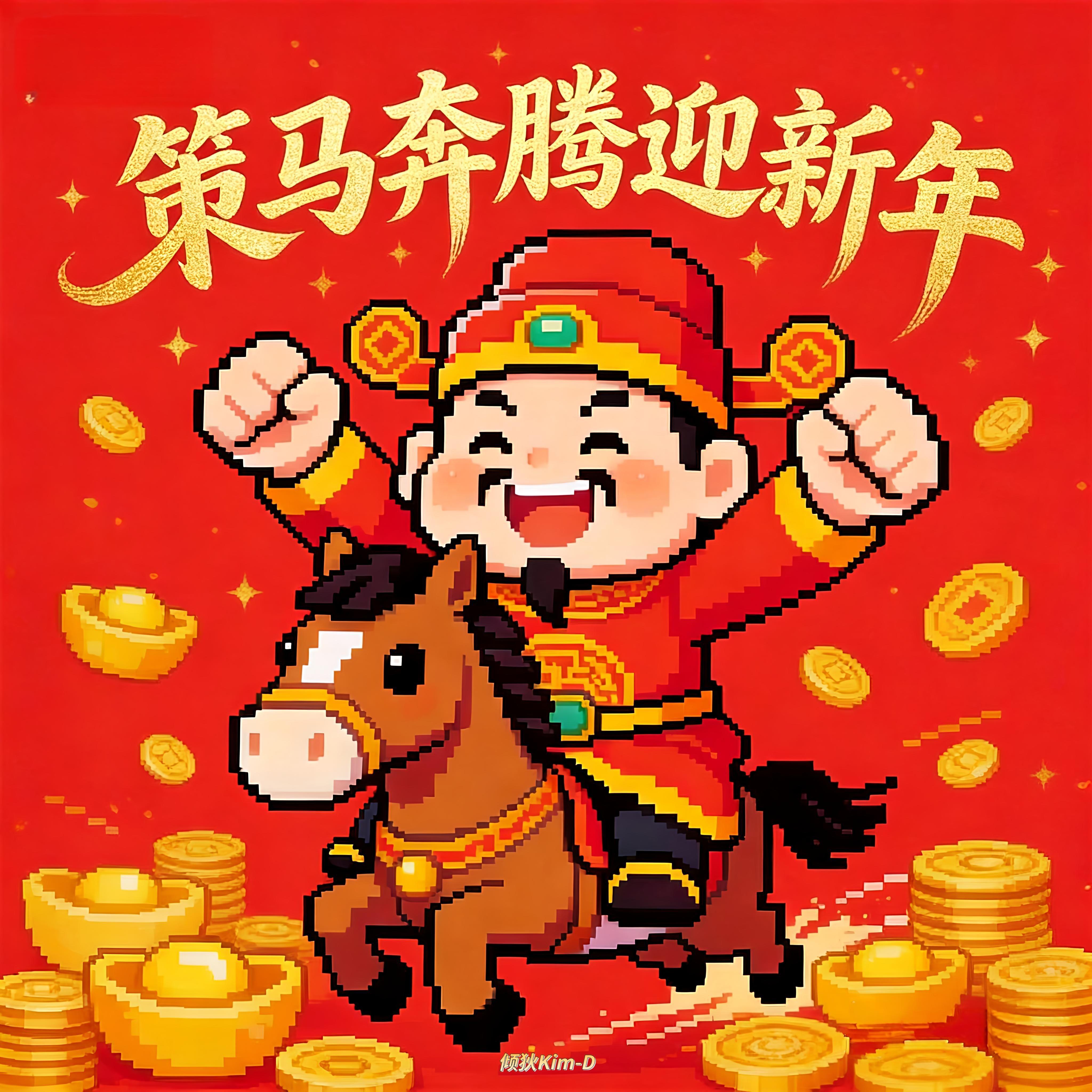 策马奔腾迎新年封面