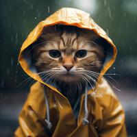 Melodías De Bigotes De Lluvia: Vibras Serenas Para Gatos