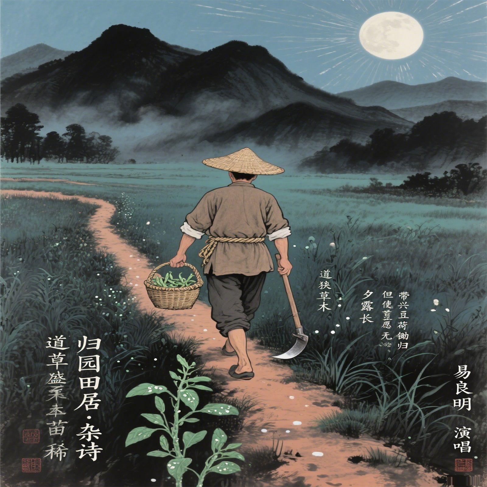 归园田居·杂诗 - 易良明封面
