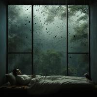 Rain and Cricket Symphony: Nature's Sleep Aid