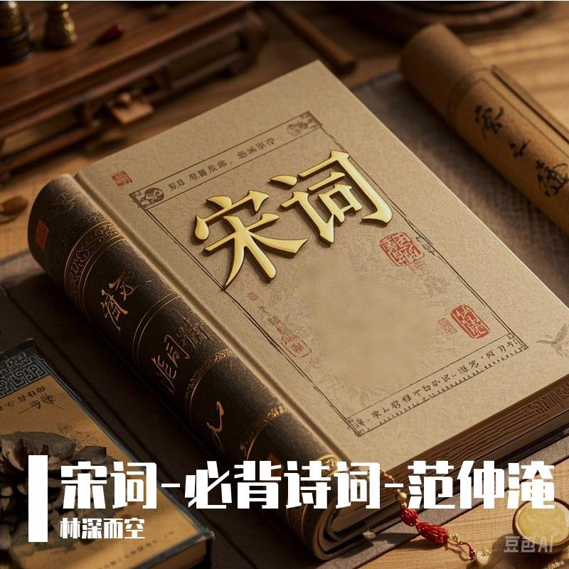 苏幕遮（碧云天，黄叶地）	宋·范仲淹封面