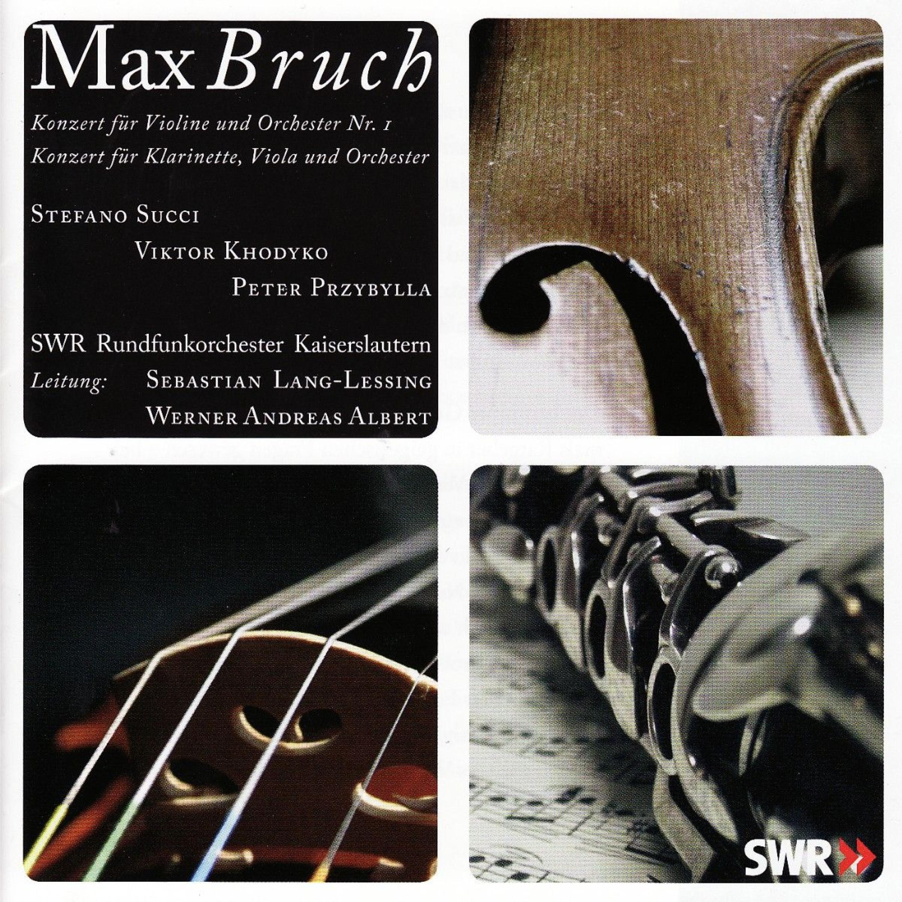 Max Bruch: Konzert für Klarinette, Viola und Orchester e-moll op. 88, 3. Satz: Allegro molto