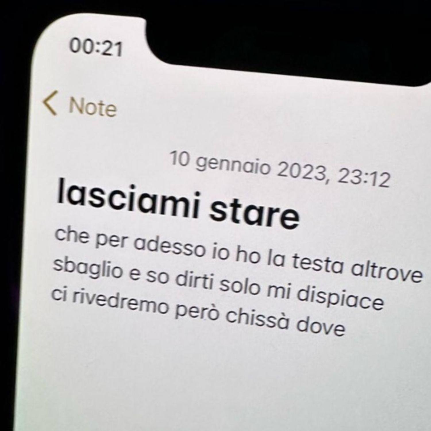 LASCIAMI STARE