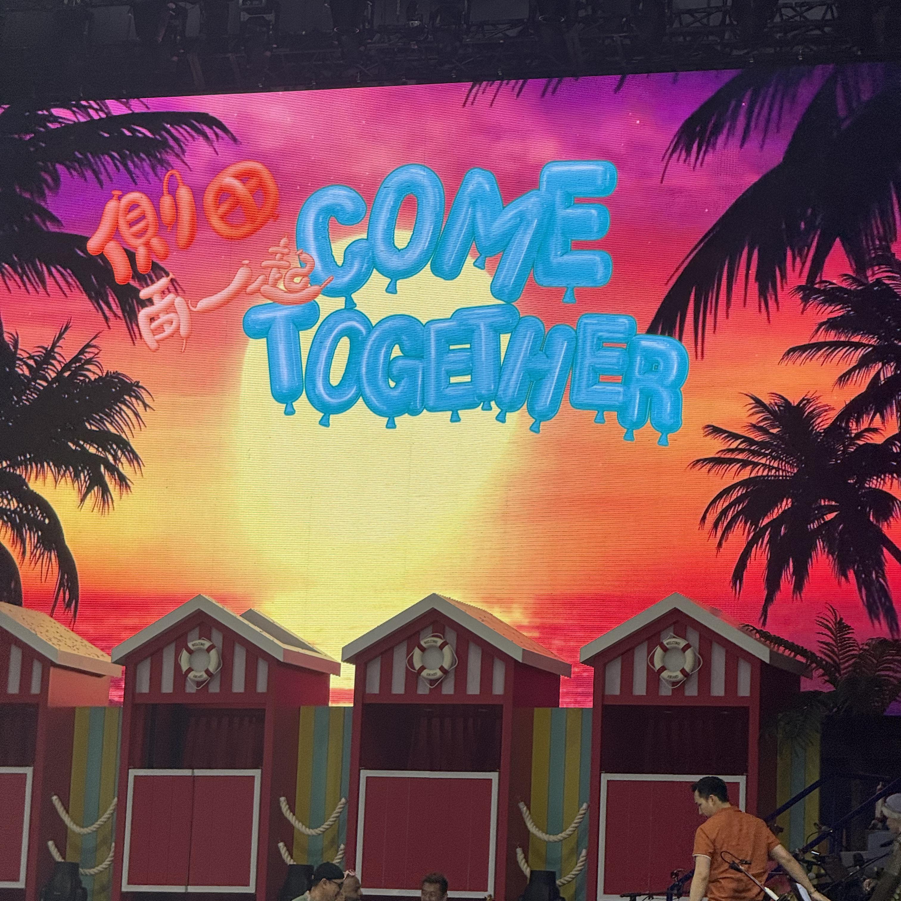 侧田再一起come together  2025演唱会歌单