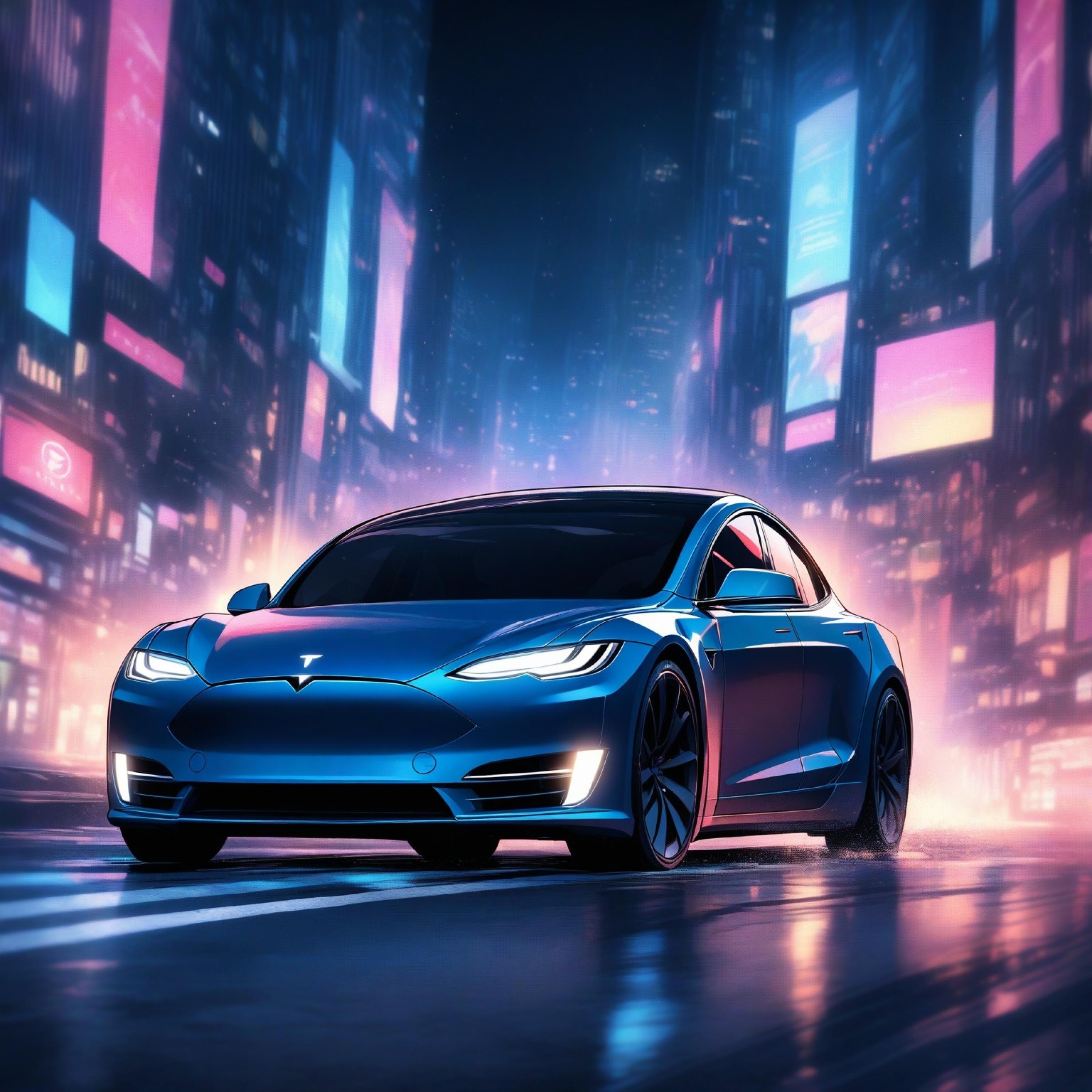 Kjører elbil med stil