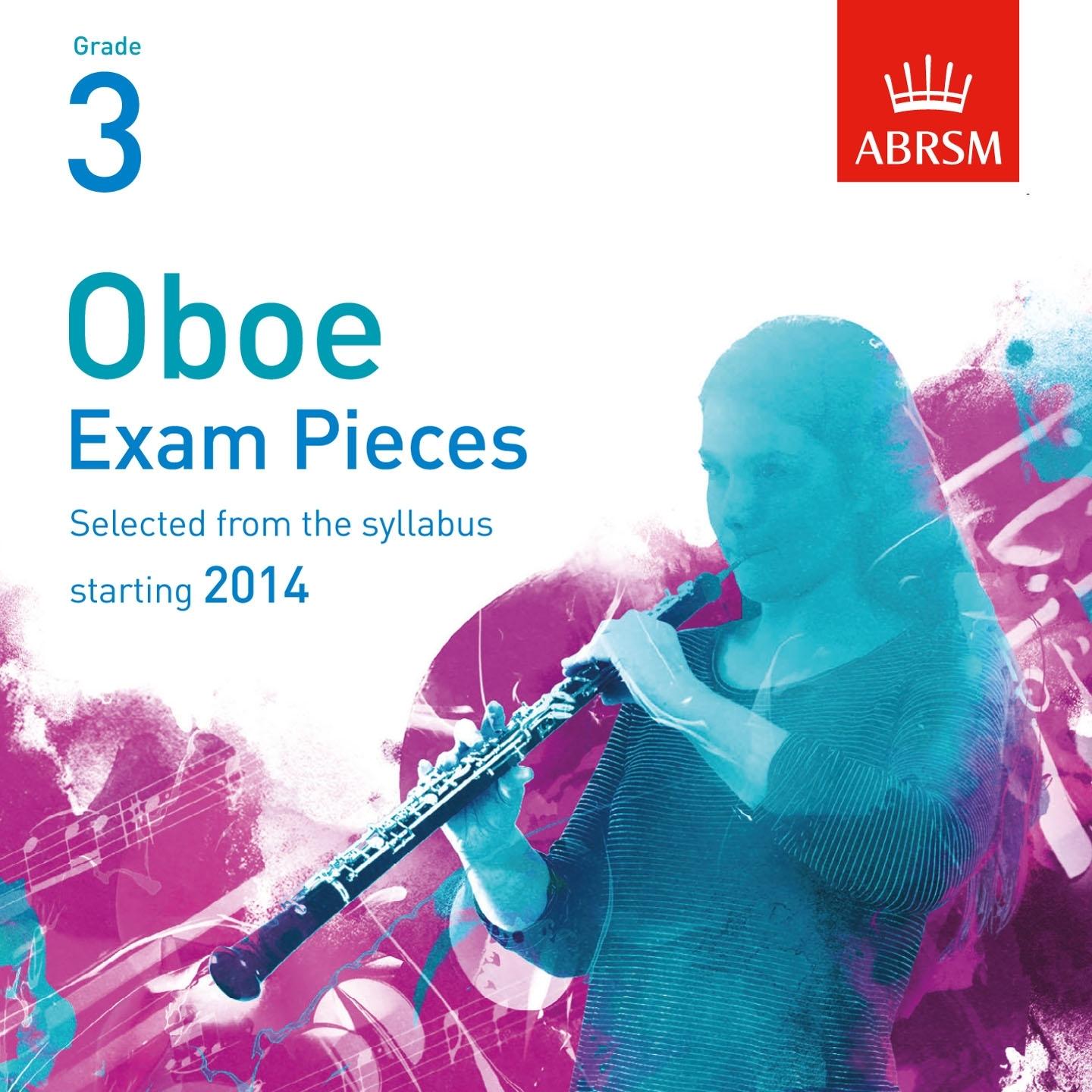 Selected Oboe Exam Pieces from 2014, ABRSM Grade 3 James Turnbull