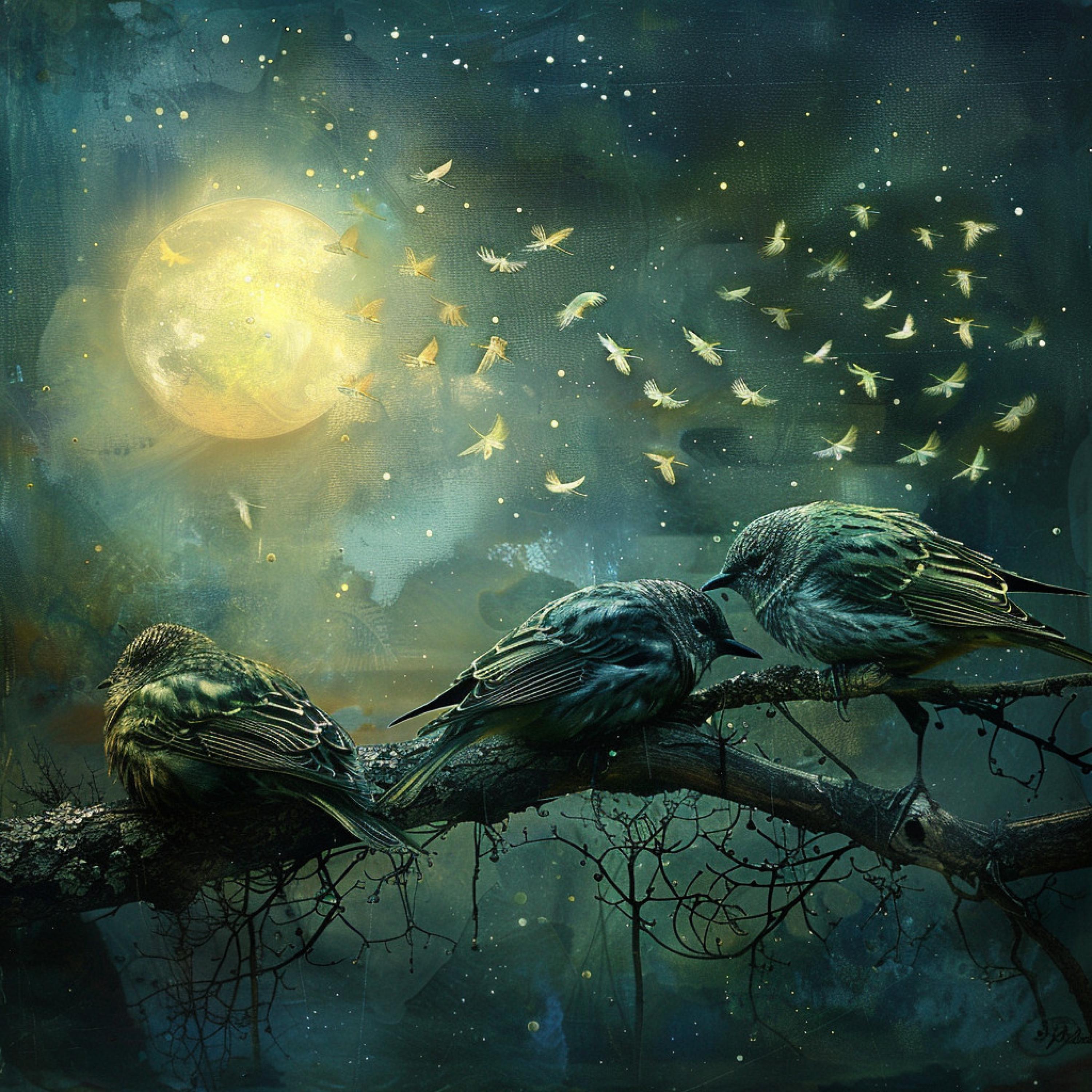 Birds Serenade Moonlit Dreams_Dreamcation_Binaural Sleep Symphony: Birds in Dreamland - 92 96 Hz | 在线播放_Birds Serenade Moonlit Dreams歌词_Birds Serenade Moonlit Dreams下载 | 网易云音乐