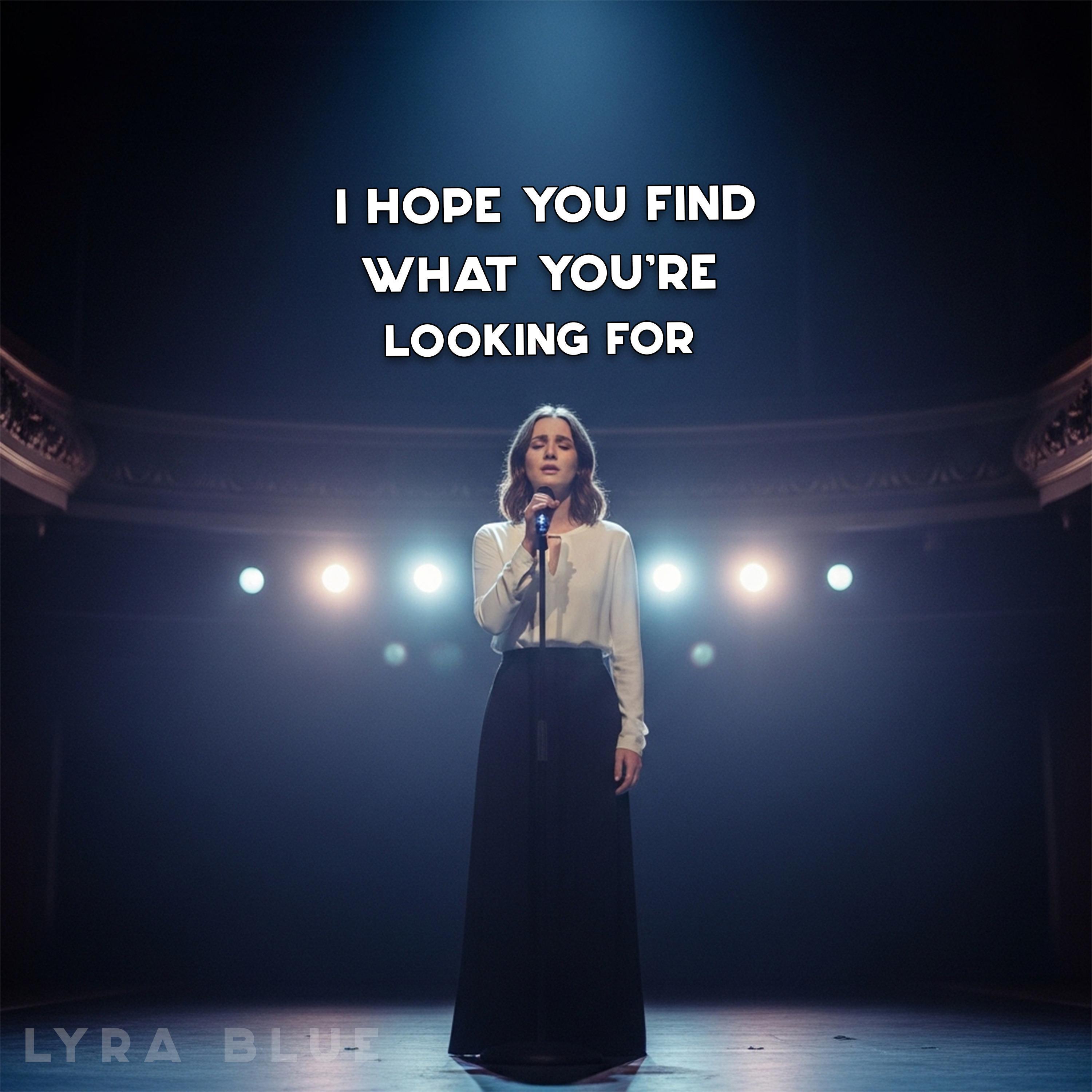 I Hope You Find What You’re Looking For