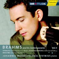 BRAHMS, J. / STRAUSS, R. / HERZOGENBERG, H.: Cello Sonatas (Brahms and his Contemporaries, Vol. 2) (Moser, Rivinius)