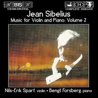 SIBELIUS: Music for Violin and Piano, Vol. 2