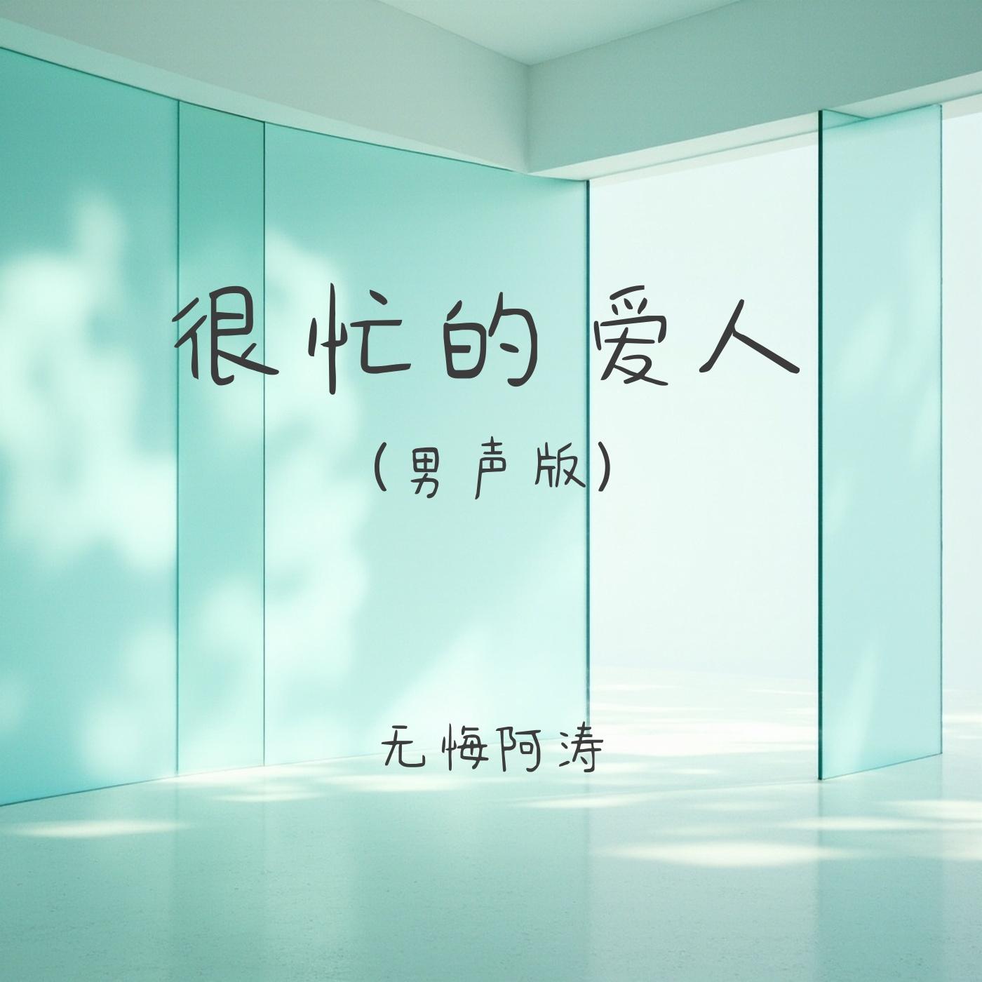 很忙的爱人(男声版)封面