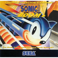 SONIC THE HEDGEHOG BOOM LIMITED COLLECTOR'S EDITION - The Music From Sonic CD and Sonic Spinball