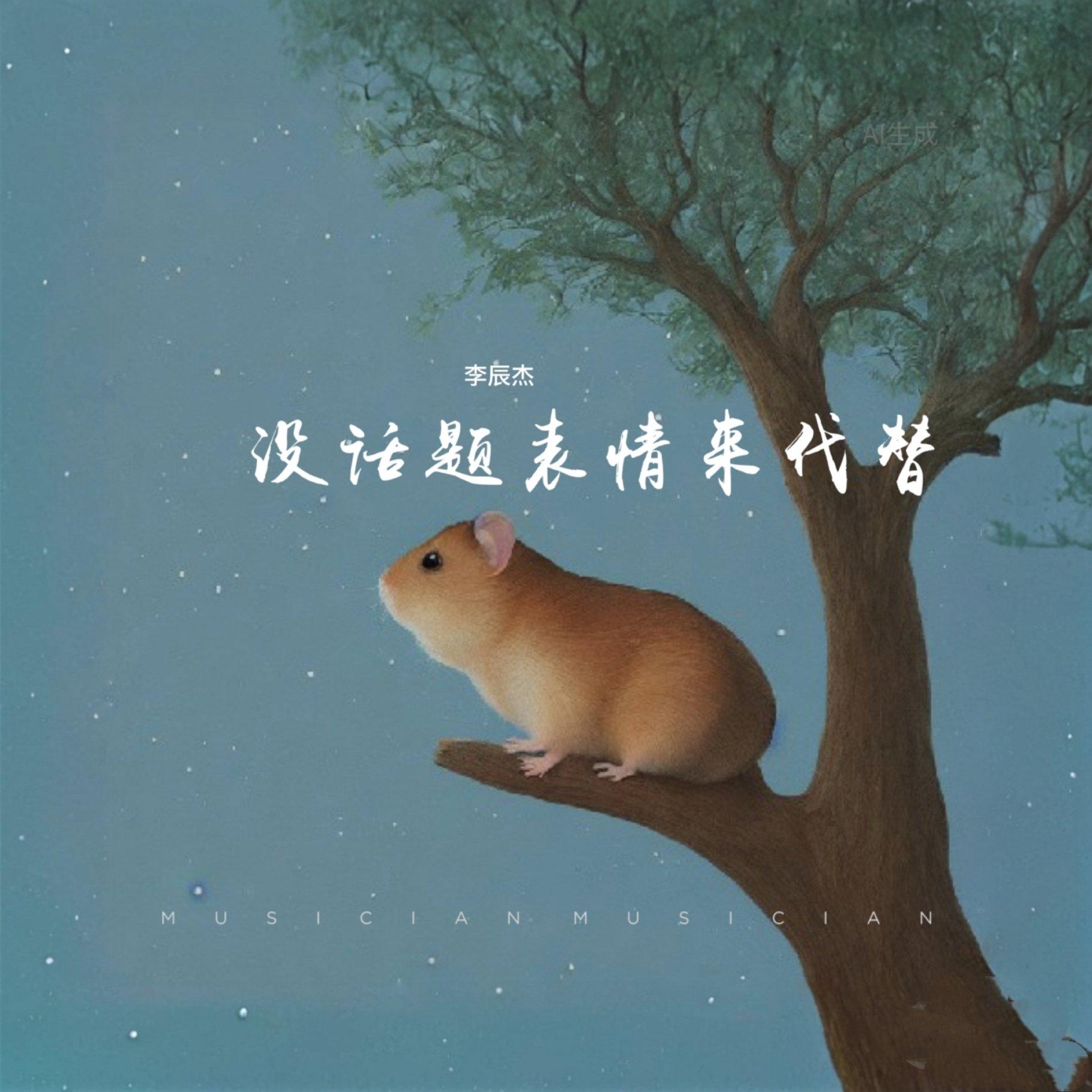 没话题表情来代替封面