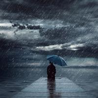 Rhythmic Rain Reflections: Chill Music Rain's Serenity