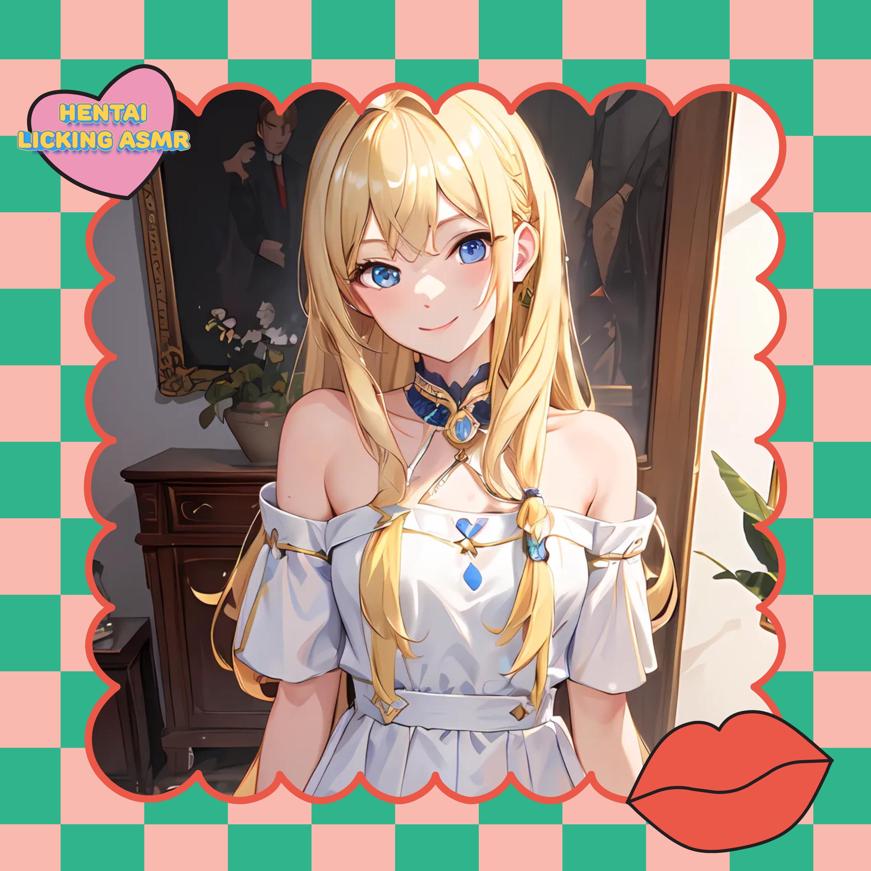 Hentai Anime Girl Licking - Hentai Licking ASMR/Sexy Hentai Girl