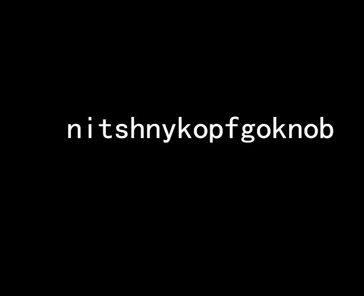 nitshnykopfgoknob