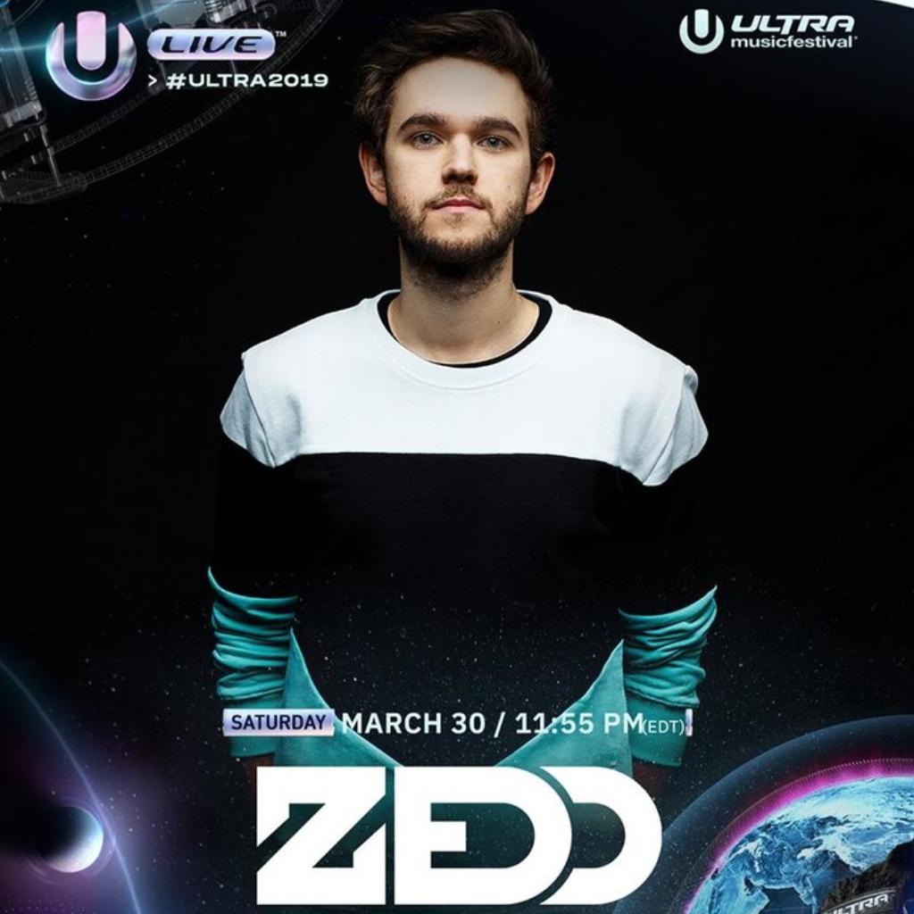 Zedd 2019 UMF Miami 歌单