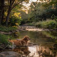 Paz Del Río Para Perros: Música Suave De Agua Relajante