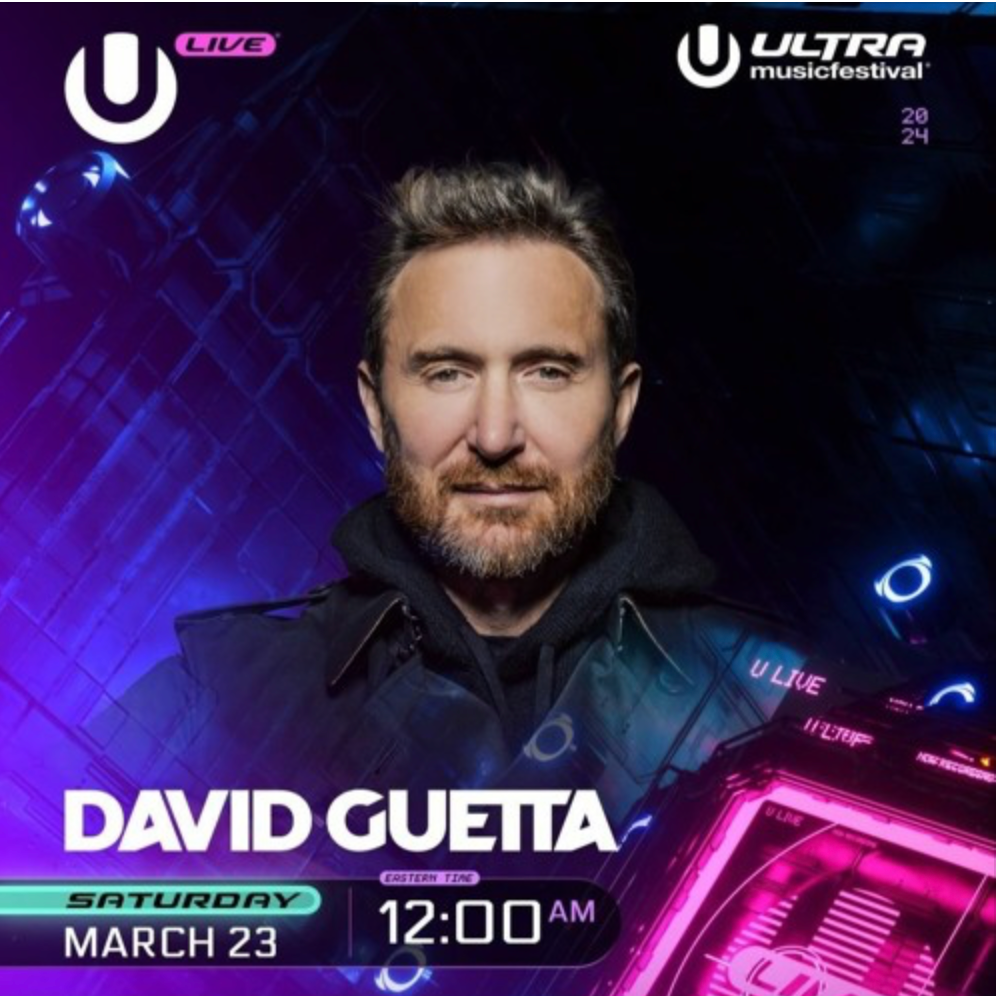 David Guetta Live Ultra Music Festival 2024 (Miami) F**K Me I'm