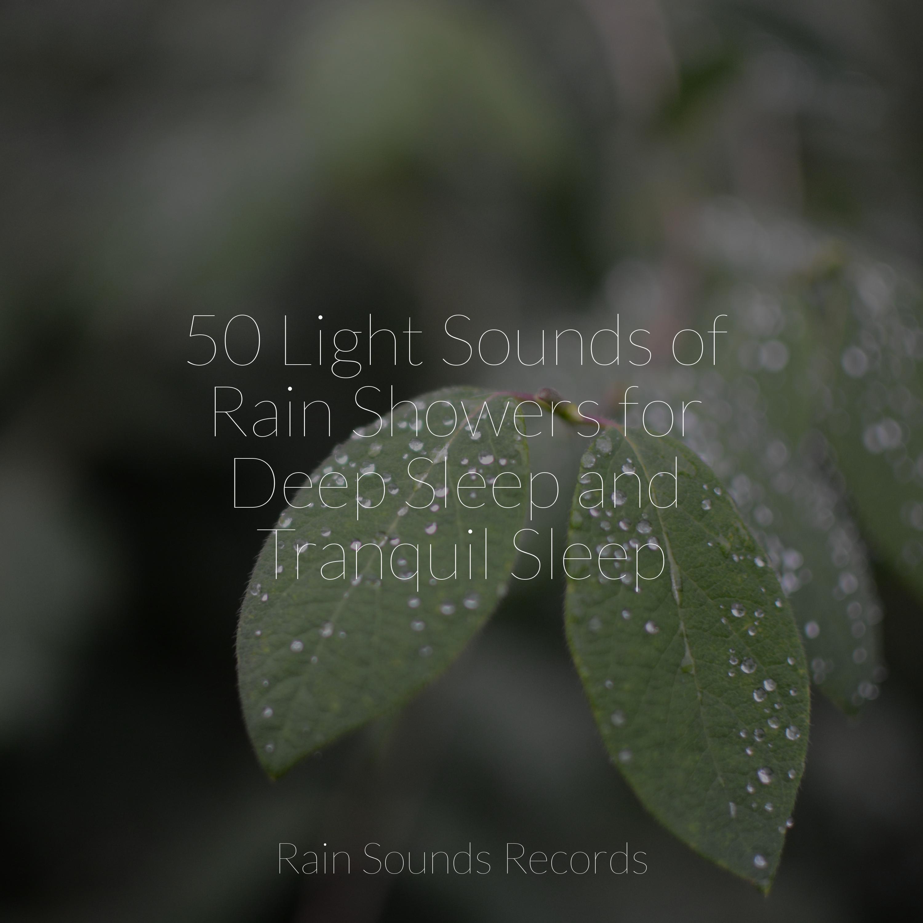 50 Light Sounds of Rain Showers for Deep Sleep and Tranquil Sleep