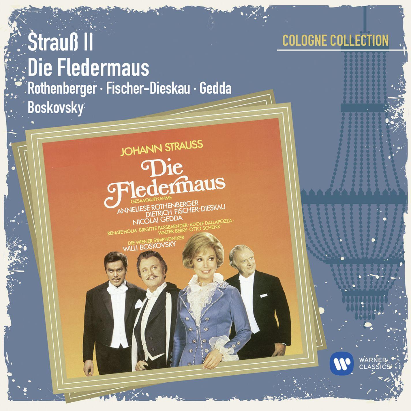 Die Fledermaus (1997 Remastered Version), Act 2:Herr Chevalier, ich grüße Sie! (Eisenstein, Frank, Dr. Falke, Rosalinde, Adele, Orlofsky, Chor)