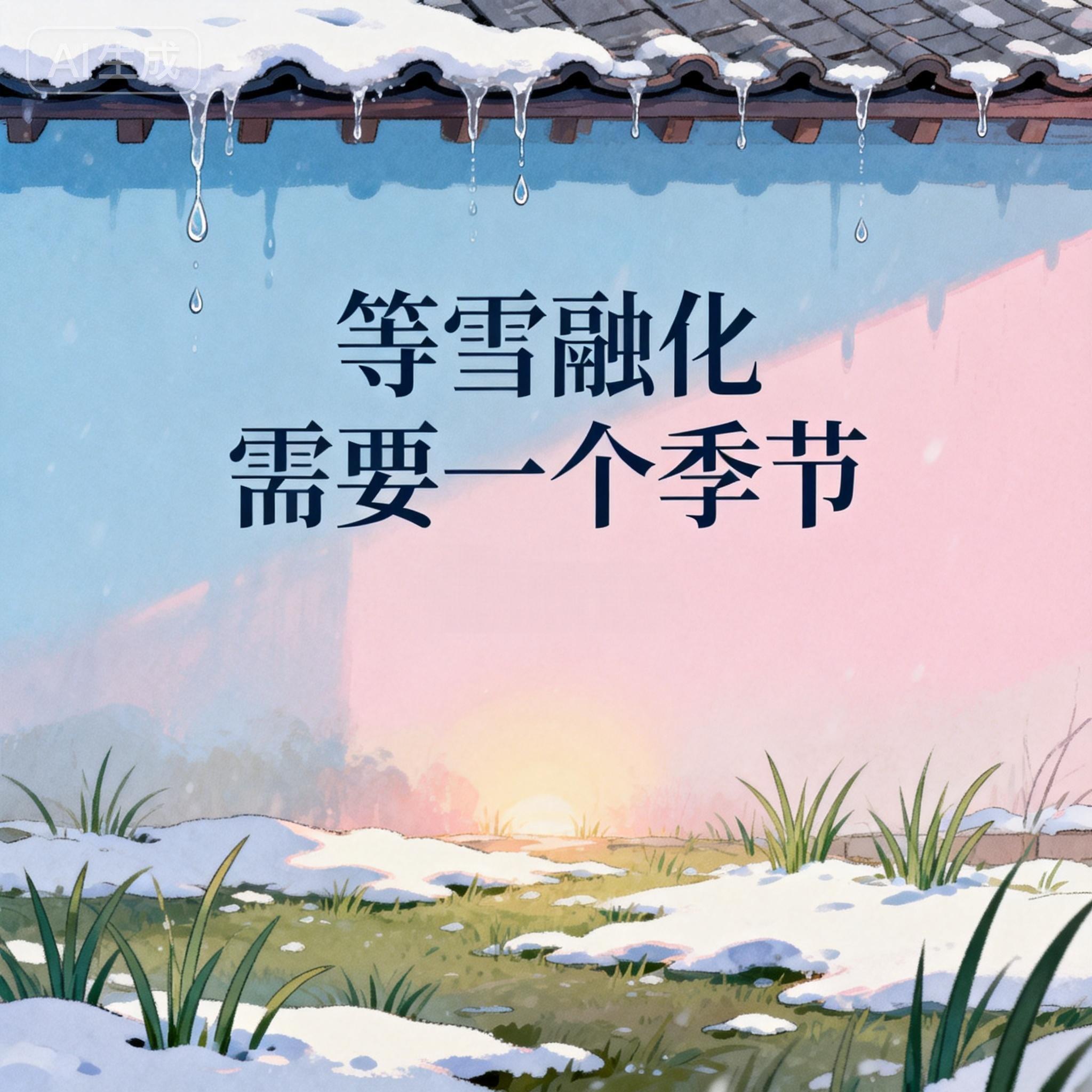 等雪融化要一个季节封面