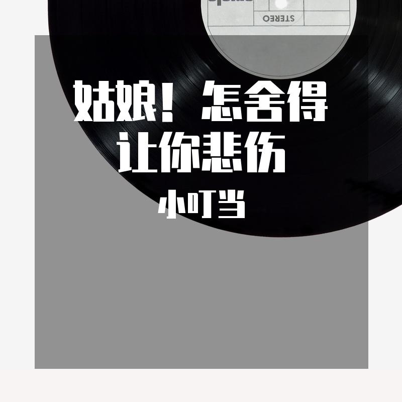 姑娘！怎舍得让你悲伤封面