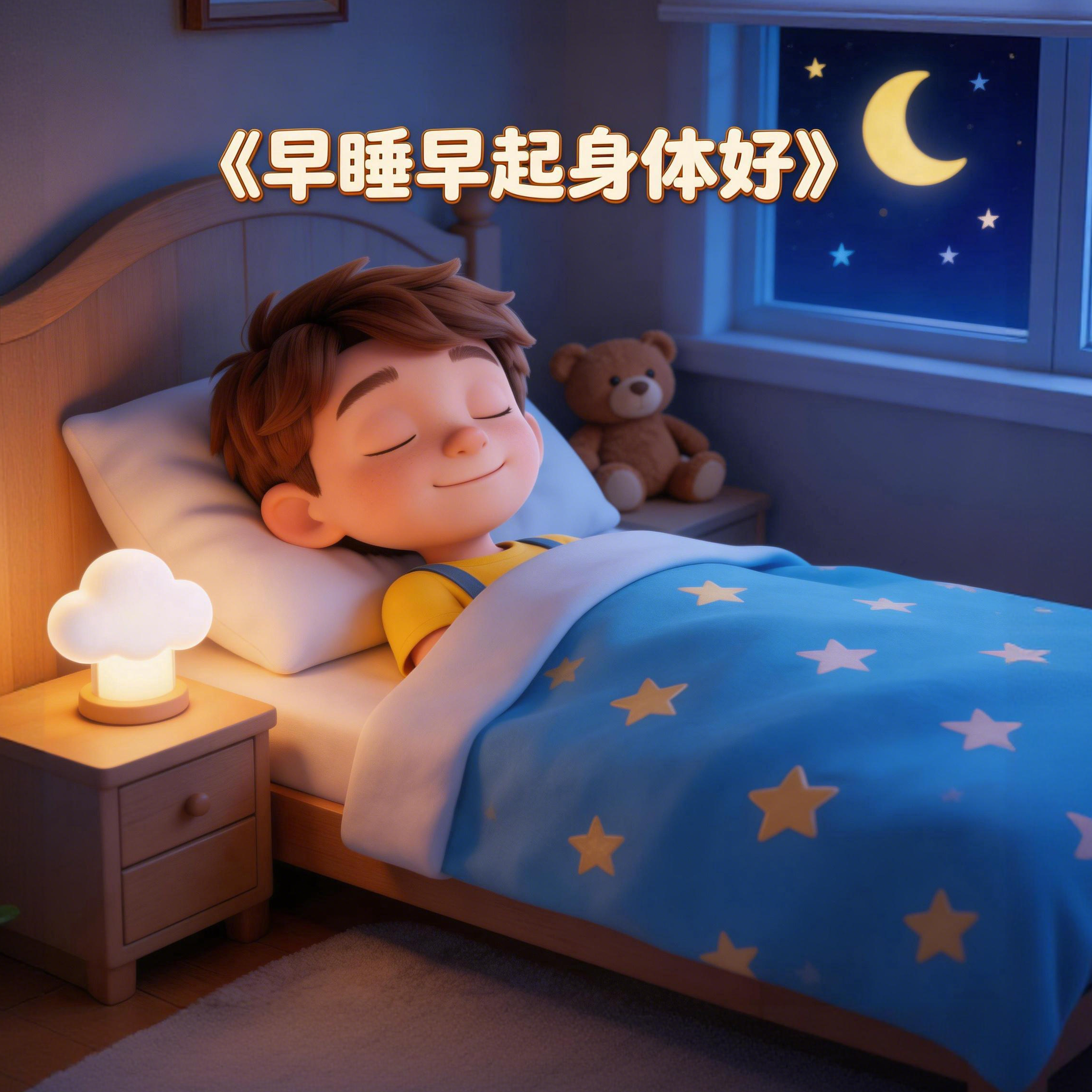 早睡早起身体好封面