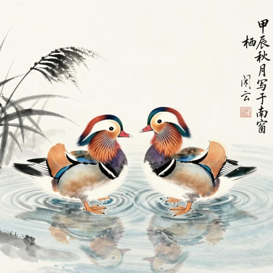 鸳鸯戏封面