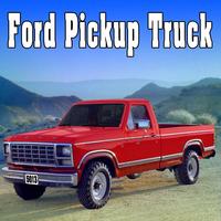 Sound Ideas - Ford Pickup Truck Starts, Idles & Pulls Away Slow, From Rear