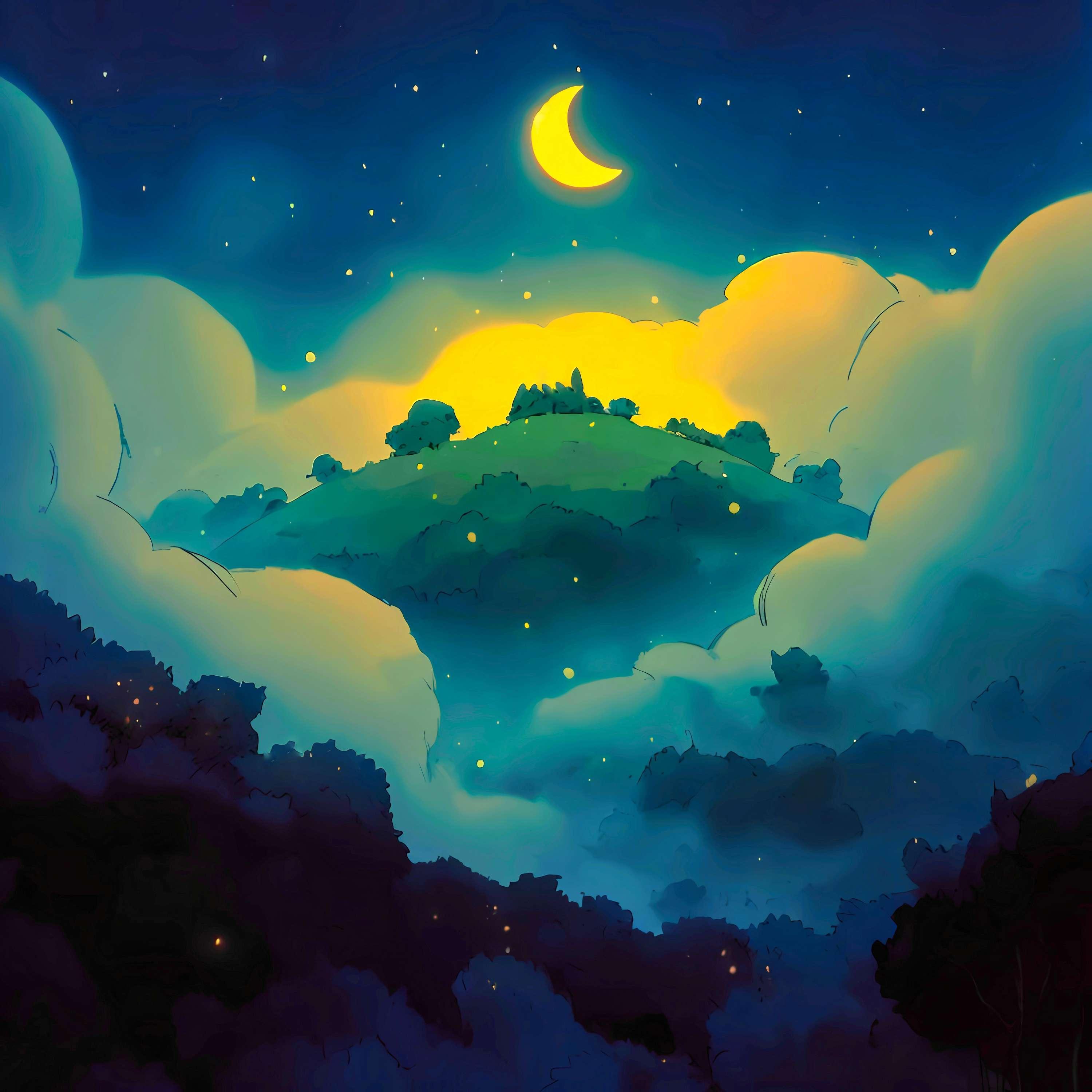 Moonlit Hill