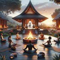 Yoga Ashram Flames: Spiritual Fire Music