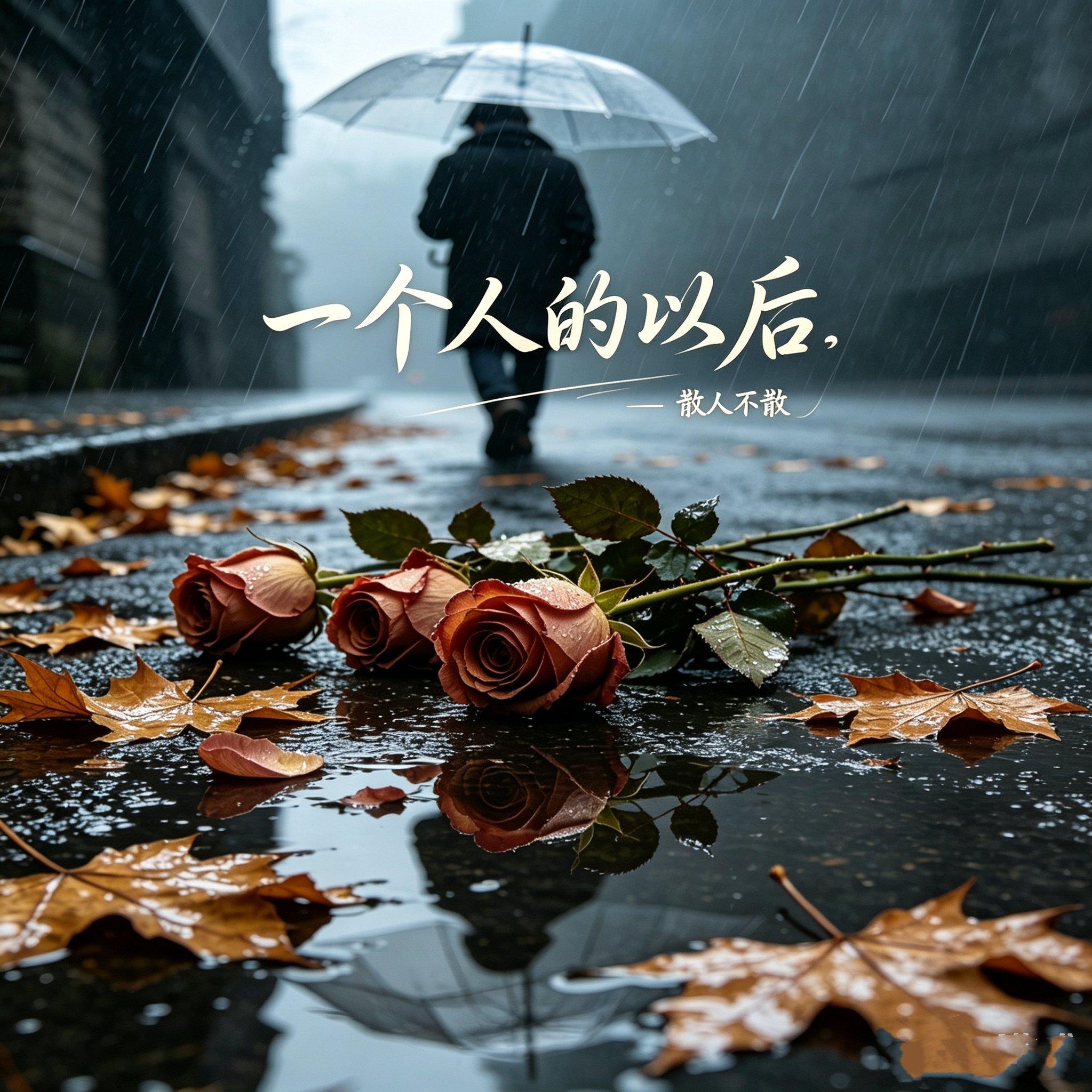 一个人的以后（男声伤感版）封面