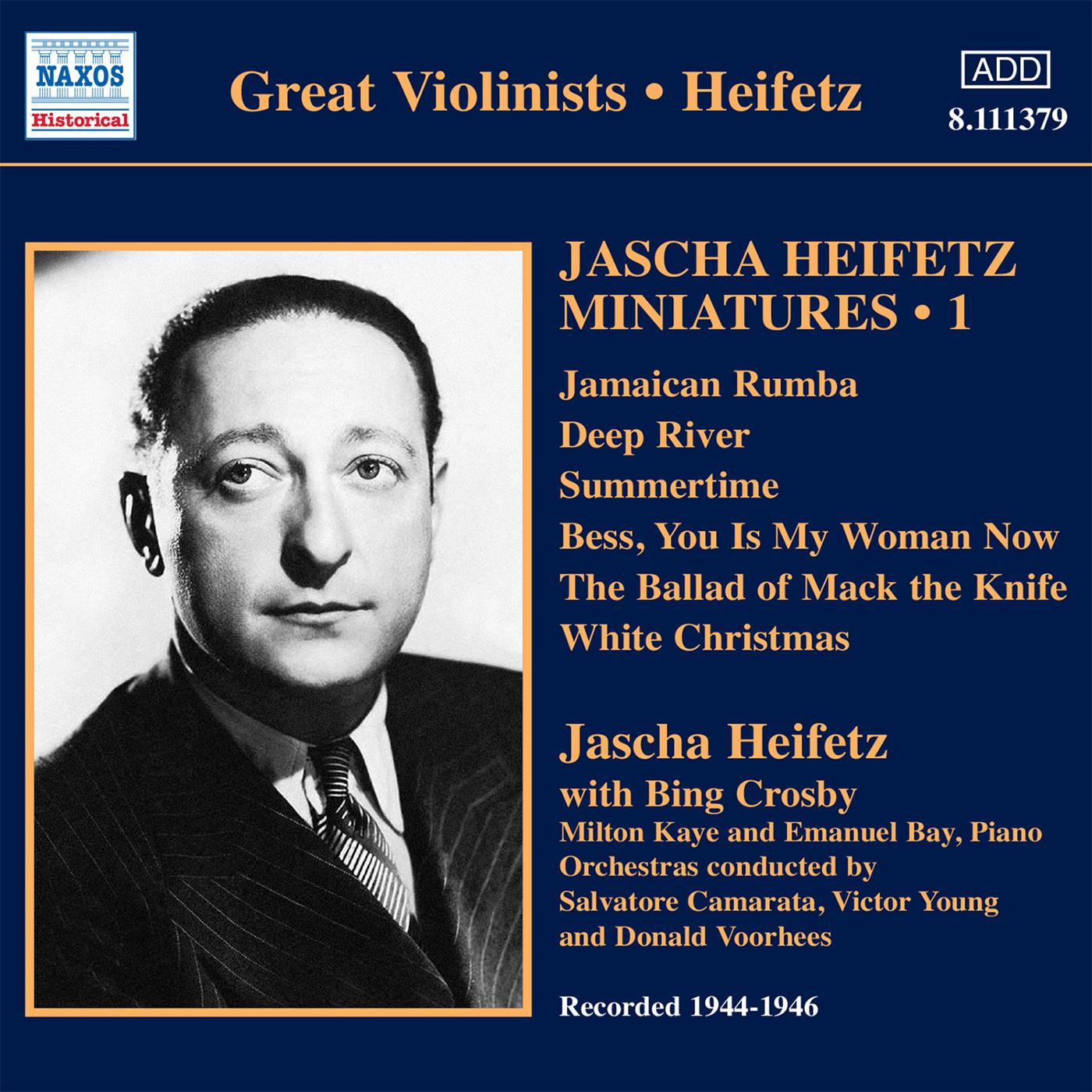 j. heifetz for violin and piano)