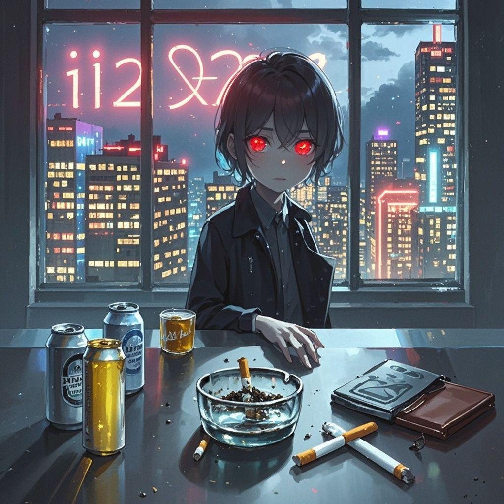 灰烬里的霓虹封面