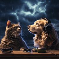 Comforting Vibes: Pets Thunder Sounds