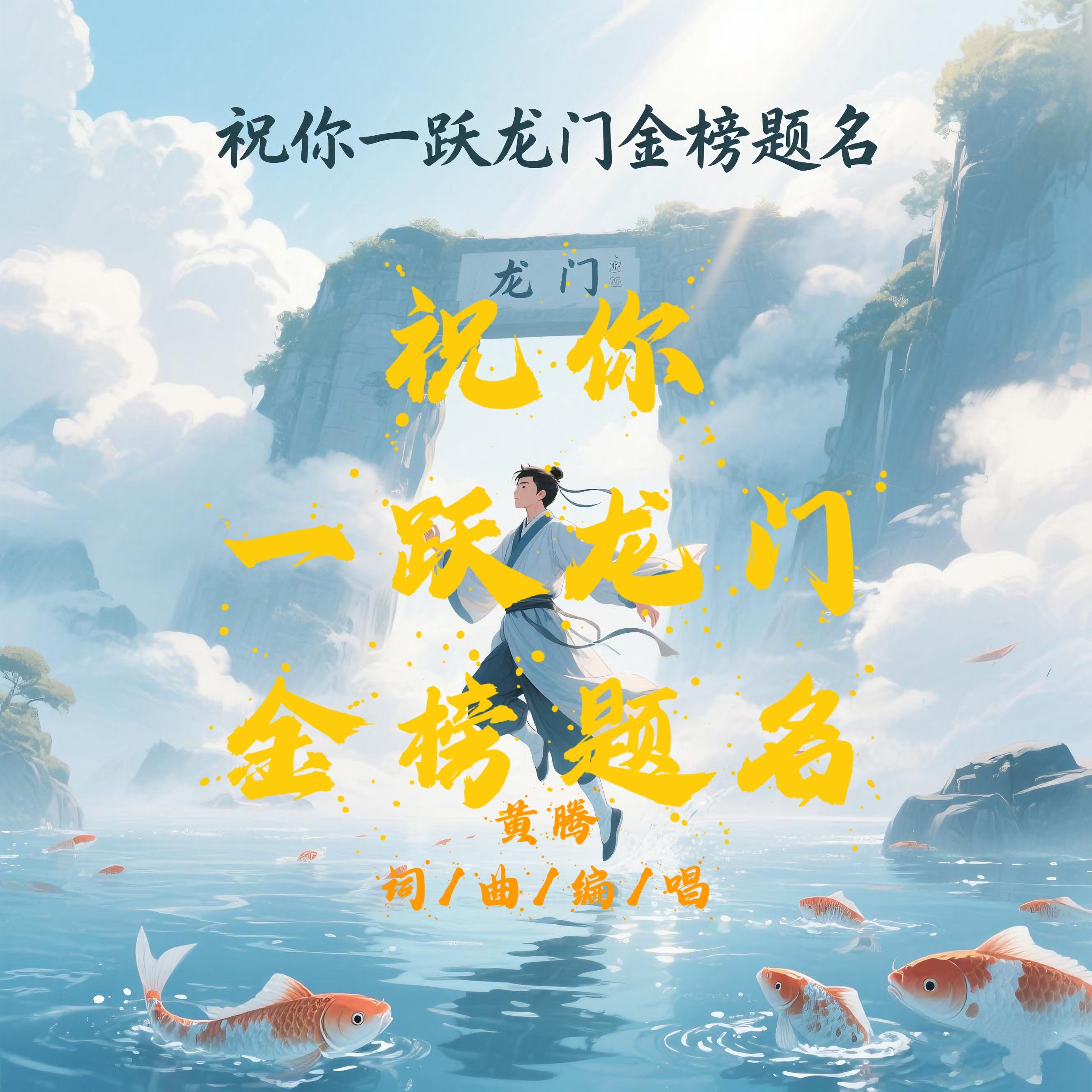 祝你一跃龙门金榜题名